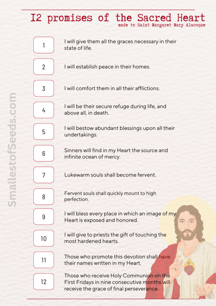 12 promises of the sacred heart 12 promises of the sacred heart