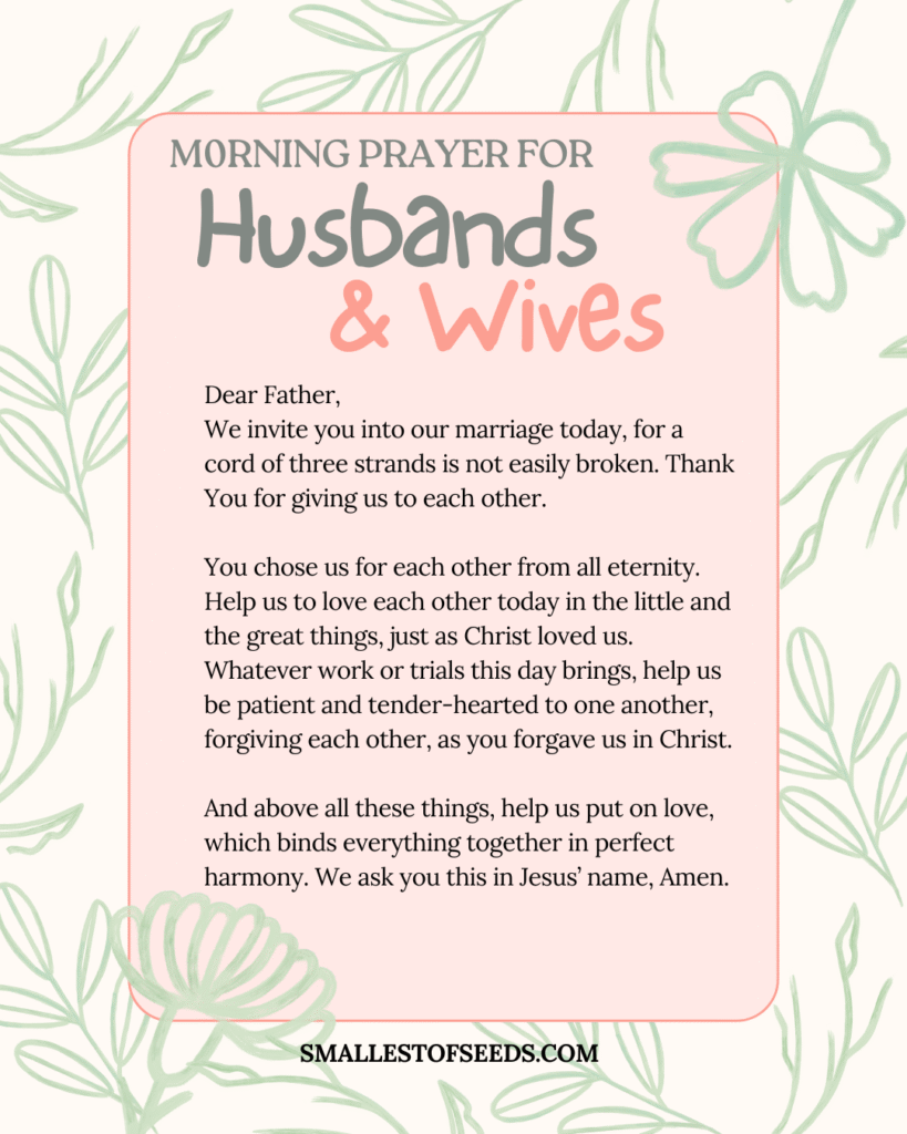 Marriage prayer Marriage prayer