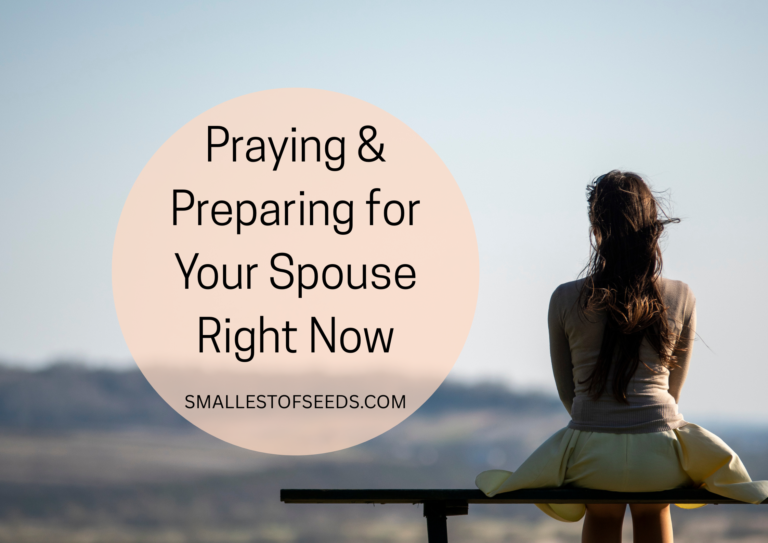 praying & preparing for your spouse right now