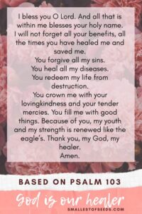 PSALM 103 - GOD OUR HEALER