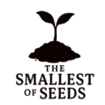 Black & white logo showing a sapling emerge, signifying growth in Christ