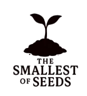 Black & white logo showing a sapling emerge, signifying growth in Christ
