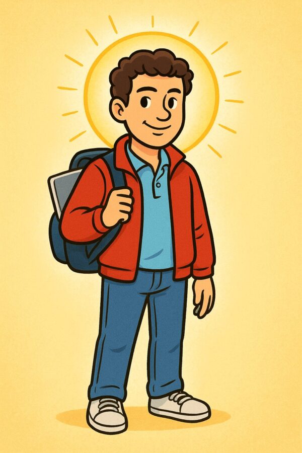 Carlo Acutis animated image of carlo acutis