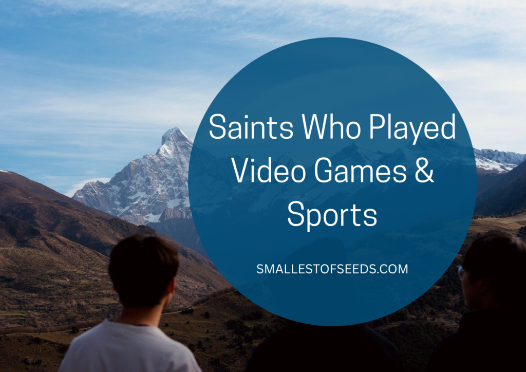saints who played video games & sports