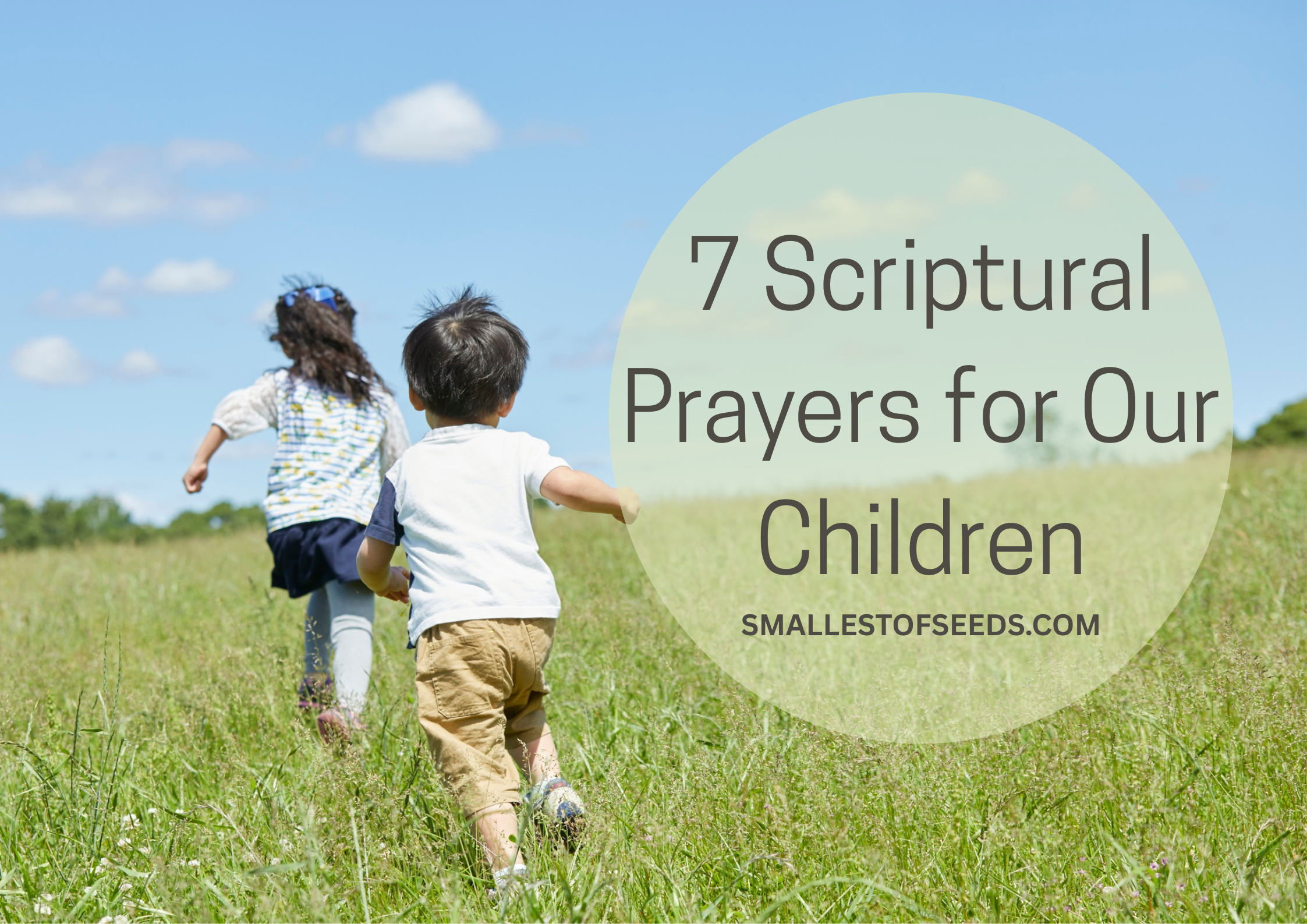 scriptural prayers for children